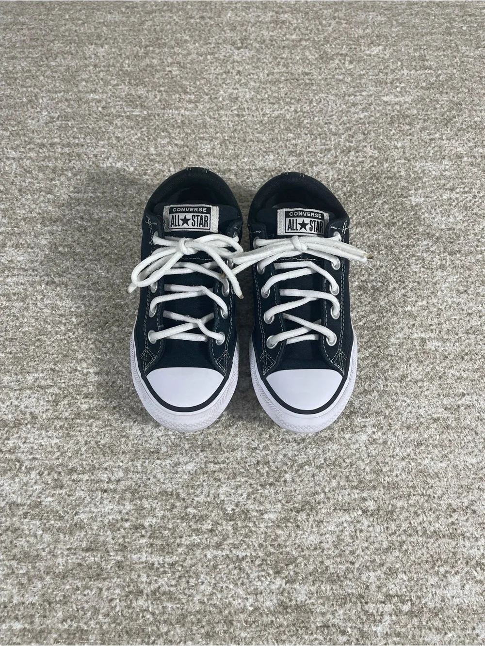 Converse All Star Low Top Sneakers Navy Blue Casual Size 2. SKU#0349